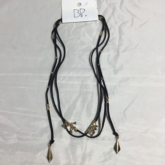 BP. Faux Suede Beaded Wrap Necklace (E2) - Picture 2 of 4